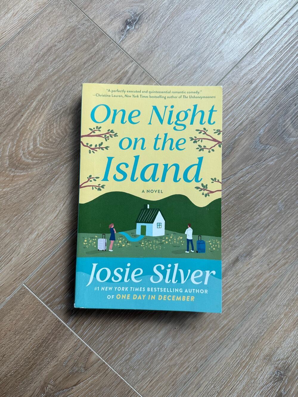 One Night on the Island Josie Silver Trade Paperback Romance Fiction Book